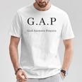 GAP 神は祈りに答えてくださる Tシャツ 面白い贈り物