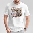 Gnome Coffee Lover I Pretend Coffee Help But I'mtill A Tシャツ 面白い贈り物