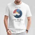 Hang 10 Catch The Waves サーフボード サーフ サーフィン Tシャツ 面白い贈り物
