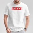 Hi I'm Tommy 名前 Tommy 長袖tシャツ Tシャツ 面白い贈り物