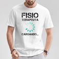 Hombre Fisio Terapeuta Cargando Regalo Hombre Manga Corta Camiseta unisex Regalos divertidos