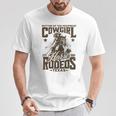 Hoofbeatのリズム カウガール 馬 ロデオ テキサスホース Tシャツ 面白い贈り物