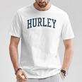 Hurley Ms ビンテージ アスレチック スポーツ Jsn2 ネイビープリント Tシャツ 面白い贈り物