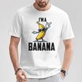 I'm A Banana シャツ かわいい 面白い バナナ コスチューム メンズ レディース キッズ Tシャツ 面白い贈り物