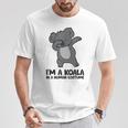 I'm A Koala In A Human コスチューム ファニー コアラ Tシャツ 面白い贈り物