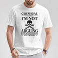 Ingeniero Químico Ingeniería En Ciencias Camiseta unisex Regalos divertidos