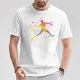 Javelin Throwe Colorsplash キッズ やり投げ Tシャツ 面白い贈り物