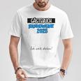 Jugendweihe 2025 Guest Book Ich War Dabei Für Jungs T-Shirt Lustige Geschenke
