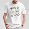 Justice Leagueymbols Blue T-Shirt Lustige Geschenke