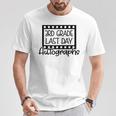 Last Day サイン入り 卒業 3年生 記念品 Tシャツ 面白い贈り物