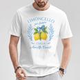 Limoncello Per Favore レモン 夏 イタリア Tシャツ 面白い贈り物