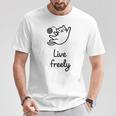 Live Freely Tシャツ 面白い贈り物