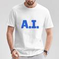 I Love AI 人工知能 長袖tシャツ Tシャツ 面白い贈り物