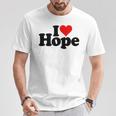 I Love Heart Hope Namee On A Tシャツ 面白い贈り物
