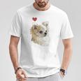 I Love Japan And Chihuahua 長髪 ちわわ ロングヘアママ 長袖tシャツ Tシャツ 面白い贈り物