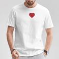 I Love Jesus I Heart Jesus レッドハート 長袖tシャツ Tシャツ 面白い贈り物