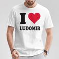 I Love Ludomir Tシャツ 面白い贈り物