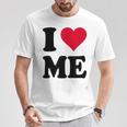 I Love Me Tシャツ 面白い贈り物