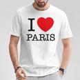 I Love Paris Graphic Novelty & Cool s Tシャツ 面白い贈り物