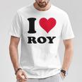 I Love Roy Tシャツ 面白い贈り物