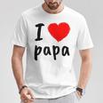 I Love You PapaCool Happy Father's Day Best Daddy Tシャツ 面白い贈り物