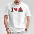 I Loveandíaerano Frutaandía Camiseta unisex Regalos divertidos