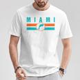 Mia マイアミ ローカルスタンダード Mia レトロ ドルフィン マイアミ Fl クラシック Tシャツ 面白い贈り物
