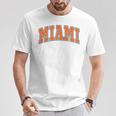 Miami Throwback Classic 長袖tシャツ Tシャツ 面白い贈り物