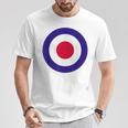 Mod Target レトロ Mods Arrow Targets ファッション Tシャツ 面白い贈り物