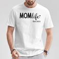 Mom Life Est 2011 For New Mom Mama Mommy For Mother's Day T-Shirt Unique Gifts