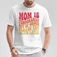 Momは一時的に順不同でおもしろいジョーク ママ向け Tシャツ 面白い贈り物