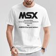 Msx コンピューター Tシャツ 面白い贈り物