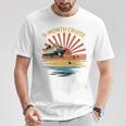 Nine Month Cruisehipunset Withharks In Ocean 長袖tシャツ Tシャツ 面白い贈り物