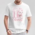 Niños Camisa De Cumpleaños Número 11 Para Niñas De 11 Años De Edad Diseño De Mariposa Camiseta unisex Regalos divertidos