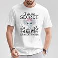 Niños Jeais Être Grande Hermana Futura Hermana Anuncia Regalo Camiseta unisex Regalos divertidos