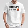 Occupy Mars 公式スペース Nasa 火星ミッション Tシャツ 面白い贈り物