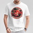 バックプリント Onlyurf Paradise クール サーファー ビーチ オーシャン Tシャツ 面白い贈り物