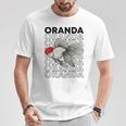 Oranda Goldfish 80年代スタイル ファンシー金魚オーナー Tシャツ 面白い贈り物