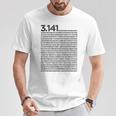 Pi 314 Pi 数字記号 数学 科学ギフト Tシャツ 面白い贈り物