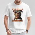 Pitbull Daddyピットブル・パパ・ヴァタータグ アメリカン・ピット・ブル・テリア・パパ 長袖tシャツ Tシャツ 面白い贈り物