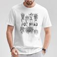 Pot Head 観葉植物 庭師 面白い 観葉植物 Tシャツ 面白い贈り物