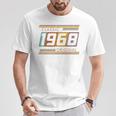 Retro Classic 1968 Originalintage Cumpleaños Edición 1968 Camiseta unisex Regalos divertidos