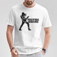 Rock 'N' Roll Never Dies ギタープレーヤー Tシャツ 面白い贈り物