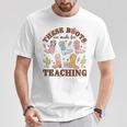 These Boots Are Made For Teaching Western Cowgirl Teacher T-Shirt Personalized Gifts