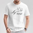 Showjumping Equestrian Horse Riding Tシャツ 面白い贈り物