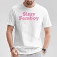Sissy Femboy Crossdressing Aesthetic Tシャツ 面白い贈り物