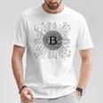 Snirt ビットコイン モチーフ ビットコイン ビットコインカップ Tシャツ 面白い贈り物