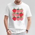 Strawberries Red Berriesummer Fruit Retrotrawberry T-Shirt Lustige Geschenke