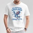 Tea Bagging England Since 1773 Patriotic Eagle 4Th Of July T-Shirt Unique Gifts