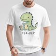 Tea-Rex Tシャツ 面白い贈り物